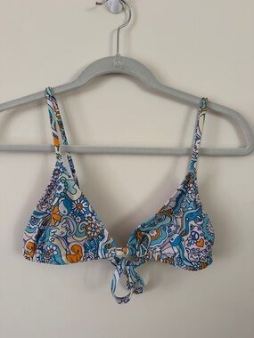 Kulani Kinis Colorful Patterned Bikini Top